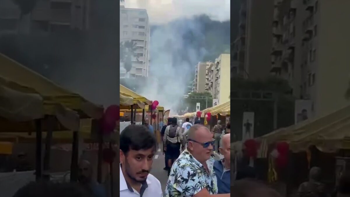 Explosión en el mercadito de Los Palos Grandes